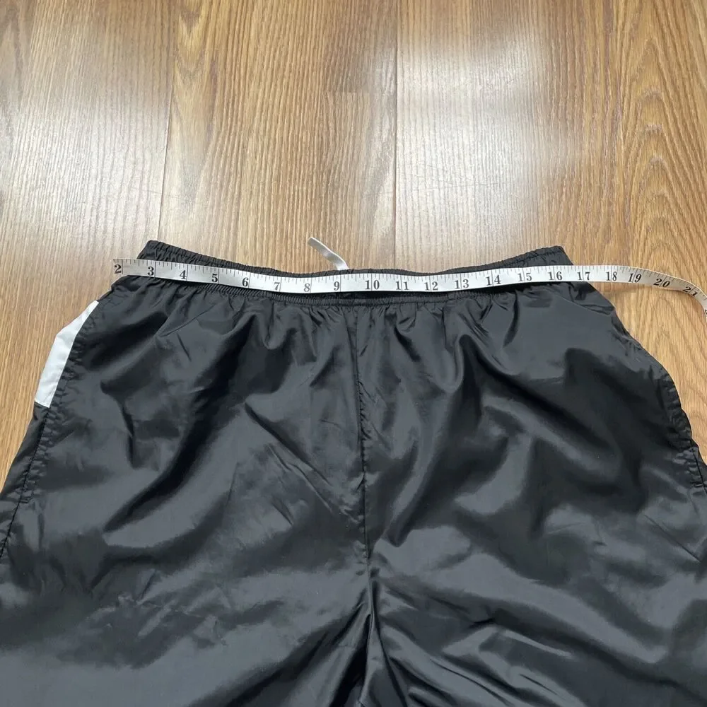 Vintage 90s Nike Spell Out Mesh Lined Swim Shorts Trainers Size L